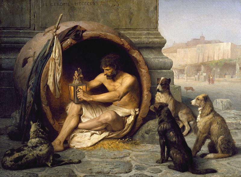 Jean-Leon Gerome Diogenes oil painting image